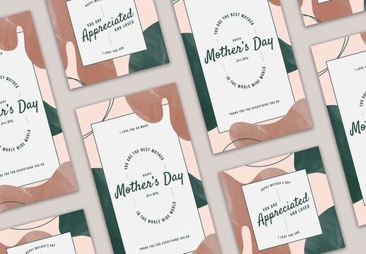Mother's Day Hand-Drawn Social Media Layout