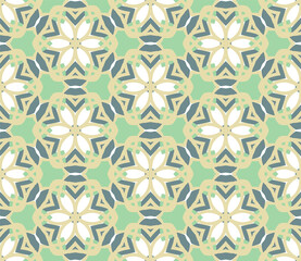Abstract fantasy creative thin line hexagon based geometric seamless pattern. Creative mosaic, tile background.