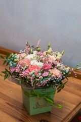bouquet of flowers in a vase