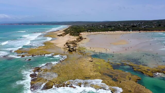 "Lorne Queenscliff coastal reserve at Anglesea in Australia"
