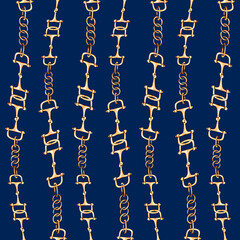 Fototapeta na wymiar Seamless chain pattern, fabric print.