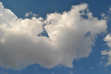 blue sky with clouds