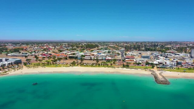"Aerial view of Geraldton, Australia"