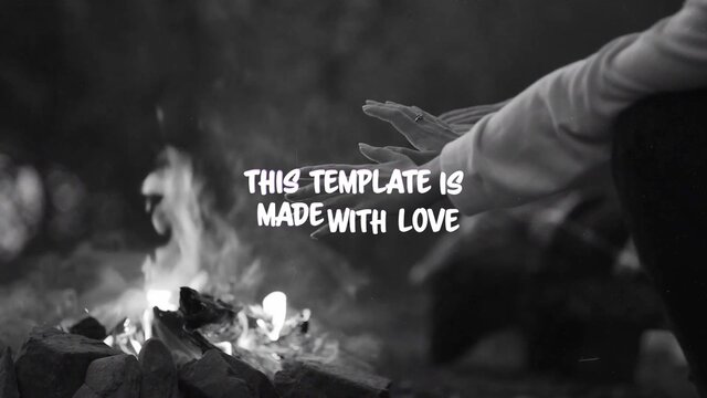 Elegant Lyrical Typography Overlay