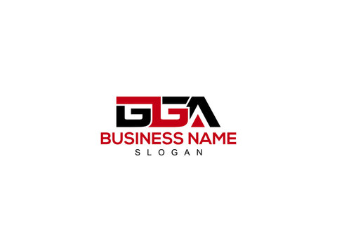 Letter GGA Logo Icon Vector Image Design
