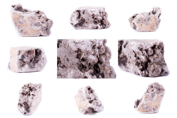 Collection of stone mineral Phlogopite