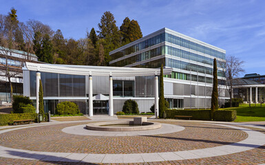View of the famous Caracalla Therme in Baden-Baden. Baden Wuerttemberg, Germany, Europe