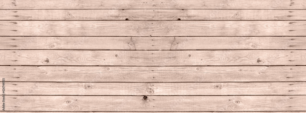 Wall mural banner wooden texture background.