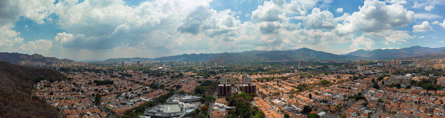 view of Valencia City, Carabobo, Venezuela - obrazy, fototapety, plakaty