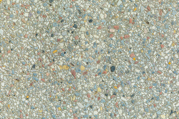 background of old mosaic floor with uneven stones