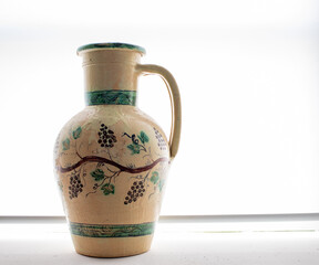 Old and traditional vase, ceramic factory at Sao Miguel island, Azores.