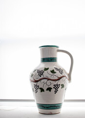 Old and traditional vase, ceramic factory at Sao Miguel island, Azores.