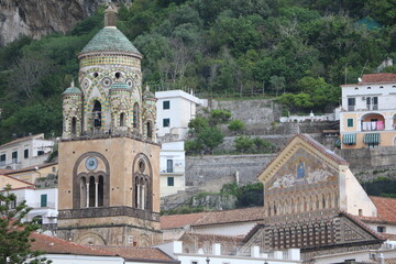 Obraz premium Amalfi on the Mediterranean Sea, Italy