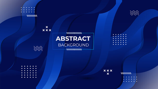 Abstract geometric background banner. Futuristic perforated technology abstract background with blue neon glowing lines. Vector abstract background. 