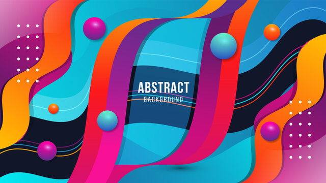 Abstract geometric background banner. Futuristic perforated technology abstract background with blue neon glowing lines. Vector abstract background. 