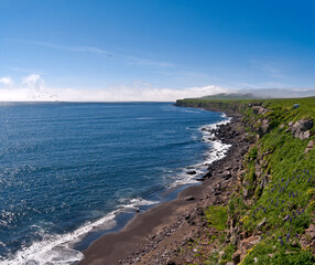 View of St. George Island, Pribilof Islands, Alaska, USA © Nick Taurus