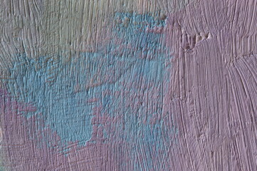 Mauve and Blue brush strokes
