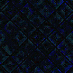 Artistic geo deep dye geo tie dye stripe, check coloured boho Pattern seamless Dyed Print pattern design . Abstract Texture Hand Ethnic Batik for runner carpet, rug, scarf, curtain