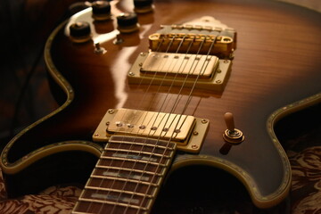 Fototapeta premium close up of guitar
