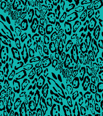 Seamless leopard design pattern, animal print.