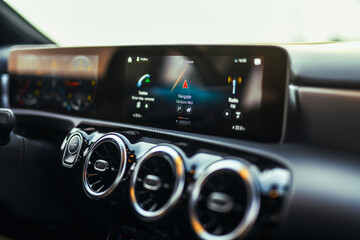 Fototapeta premium car dashboard