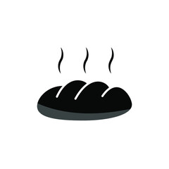 Illustration Vector graphic of bread icon