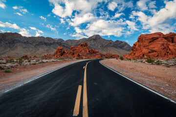 Dramatic Valley of Fire State Park Landscape Views