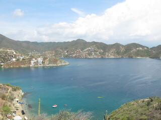 Obraz premium Landscapes of the coasts of Santa Marta, Colombia