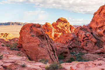 Dramatic Valley of Fire State Park Landscape Views
