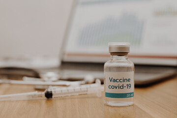The COVID-19 vaccine is ready to be used as an injection to patients