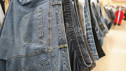 Jeans on Rack