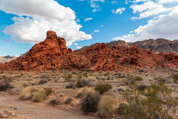 Dramatic Valley of Fire State Park Landscape Views