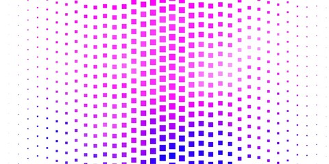 Dark Pink, Blue vector backdrop with rectangles.
