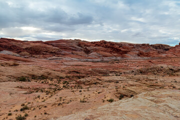 Dramatic Valley of Fire State Park Landscape Views
