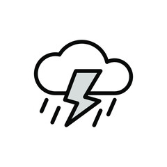 Illustration Vector graphic of  storm icon