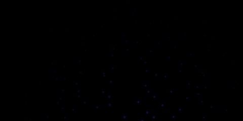 Dark Purple vector template with neon stars.