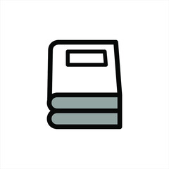 Fototapeta premium Illustration Vector graphic of book icon