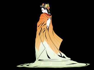 japanese kimono_mountain_sun2