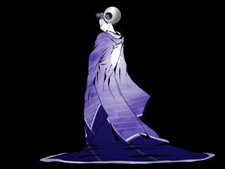 japanese kimono_mountain_moon2