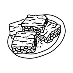 Martabak Icon. Doodle Hand Drawn or Outline Icon Style