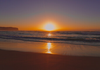 Sunrise on the beach