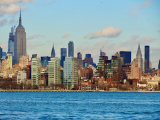 Obraz premium New York Skyline and Brooklyn Bridge