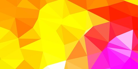 Light multicolor vector triangle mosaic design.