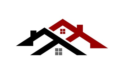 roof building home logo