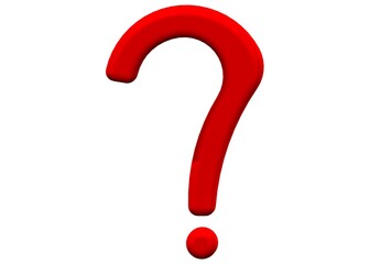 red question mark