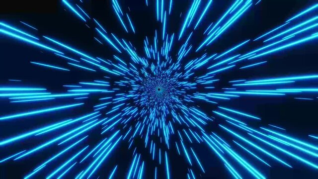 Loop Time vortex tunnel background.Wormhole though time and space.Seamless loop wormhole straight through time and space, warp straight ahead through this science fiction