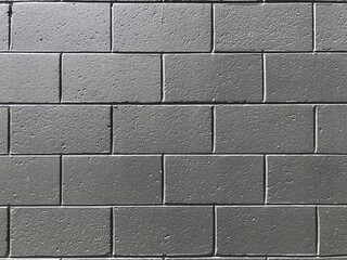 白いブロック壁の背景素材
