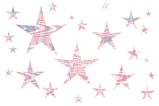 party star shapes overlay wave pattern over american flag illustration graphic