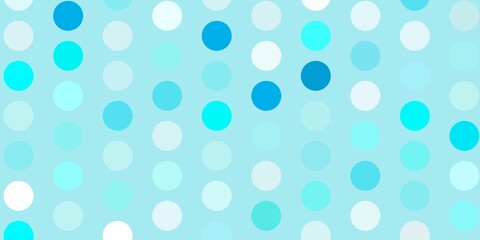 Light blue vector pattern with spheres.