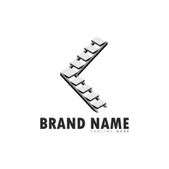 stair logo in black and white